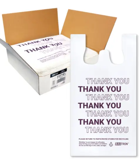 1/6 Shopping Bag White 400 CT