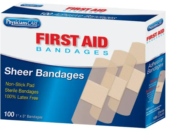 Aid United Sterile Bandages 12ct