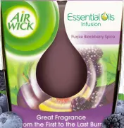 Air Wick Candle Blackberry Spice 105g