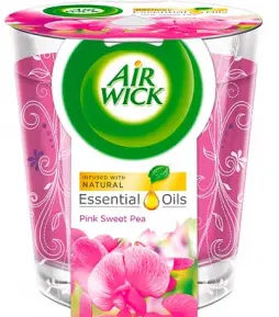 Air Wick Candle Pink Sweet Pea 105g