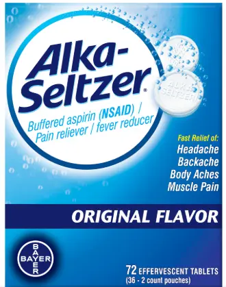 Alka Seltzer 72 Ct loose