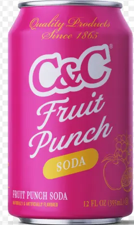 C&C Fruit Punch - 12 Oz Can