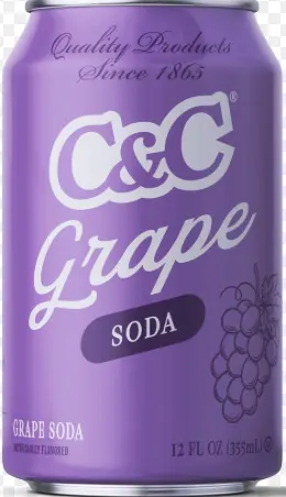 C&C Grape - 12 Oz Can