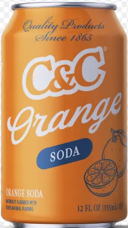 C&C Orange - 12 Oz Can