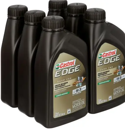 Castrol - Edge 0W20 Oil 6 Qts