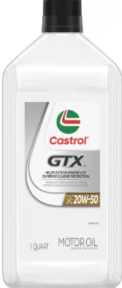 Castrol - GTX Conventional Motor 20W50 Oil 6 Qts