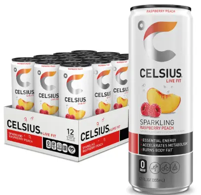Celsius 12 oz - Sparkling Raspberry Peach