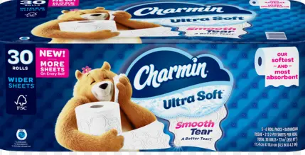 Charmin Ultra Soft Bath Tissue 30ct