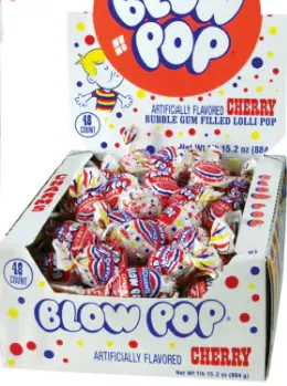 Charms Blow Pop Cherry 48-0.65oz