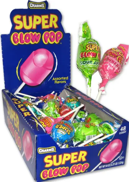 Charms Super Blow Pop 48ct