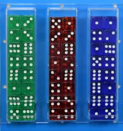 Clear Dice Assorted 48ct