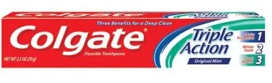 Colgate Triple Action 6 Pack 2.5oz