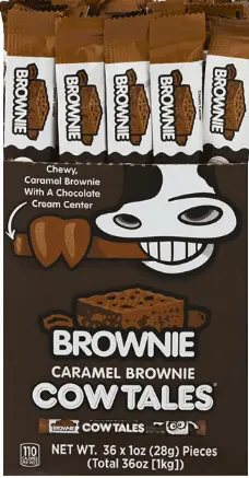 Cow Tales Caramel Brownie 36-10 Oz