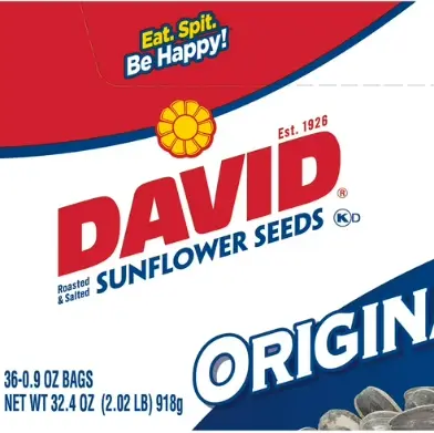 Davids Sunflower Seed Original 35-.90oz