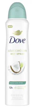 Dove Advanced Care Coconut Jasmine Spray 6 Pack