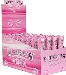 Elements Pink Cone King Slim 1 1/4 6-32