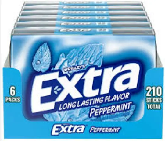 Extra Gum Mega Peppermint 6-35 CT