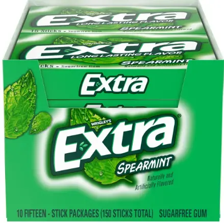 Extra Slim Pack Spearmint 12-10 CT