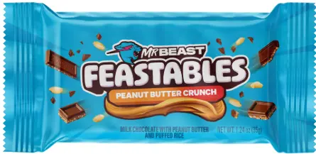 Feastables Peanut Butter Crunch 24-1.2 Oz