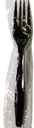 Forks Heavy Wrapped Black 1000 Pcs