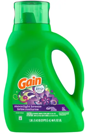 Gain Moonlight Breeze Detergent 46 Oz