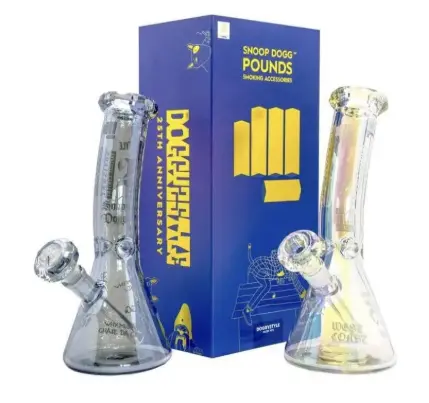 Snoop Dog Glass Water Pipe Doggy Style Blue