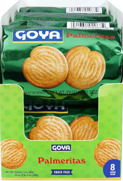 Goya Palmeritas Cookies 8-3.5 Oz