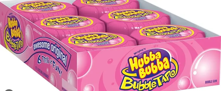 Hubba Bubba Tape Original Bubble Gum 6-20oz