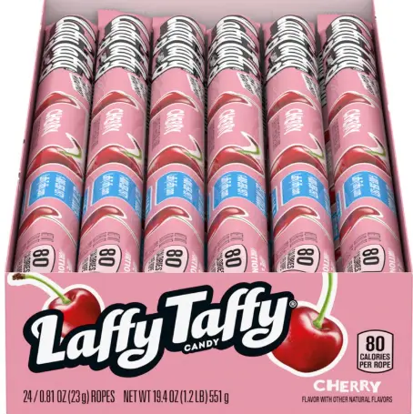 Laffy Taffy Rope Strawberry 24-0.81oz