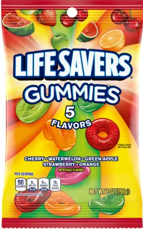 Lifesavers Gummy 5 Flavors 12-7 Oz