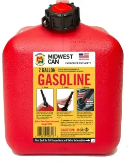 Midwest - 2 Gallon Gas Can Red