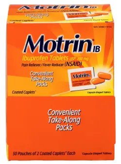 Motrin Ibuprofen Tablets Loose 50-2ct