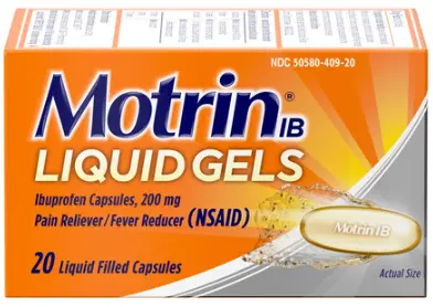Motrin Liquigels 20ct 6-Pack