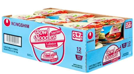 Nongshim Bowl Noodle Lobster 12-3.3oz