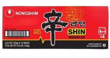 Nongshim Shin Noodle Spicy 16-4.23oz