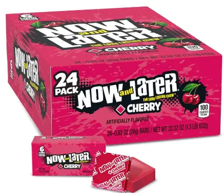 Now & Later Cherry 24-0.93 Oz