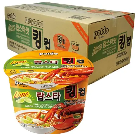 Paldo King Noodles Lime Lobster 6-3.88oz