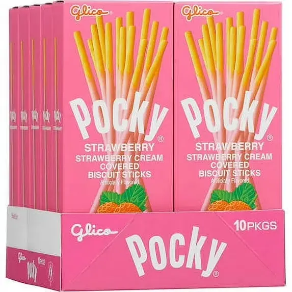 Pocky Strawberry Cream 10-1.41 Oz