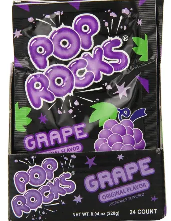Pop Rocks Grape 24-0.33oz