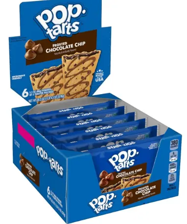 Pop Tarts Choloate Chip 6-3.3 Oz