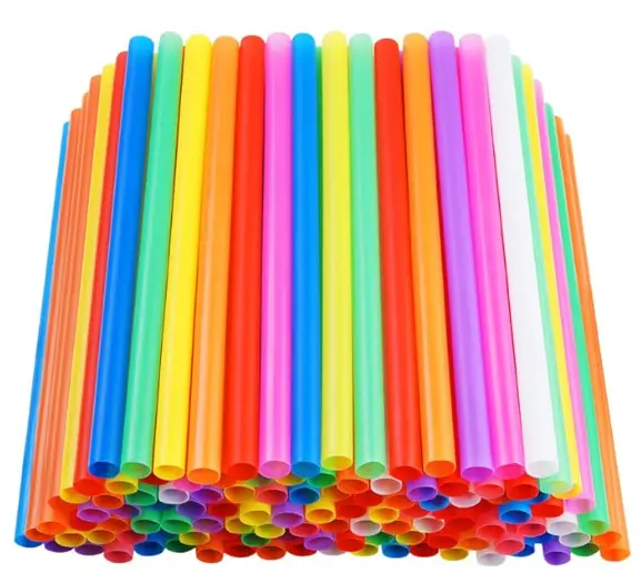 Plastic Shake Straws 8'