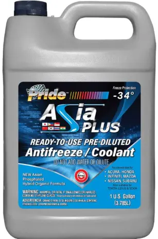 Pride Asia Plus Antifreeze & Coolant 1G