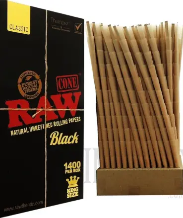 Raw Classic Black Natural 1400ct