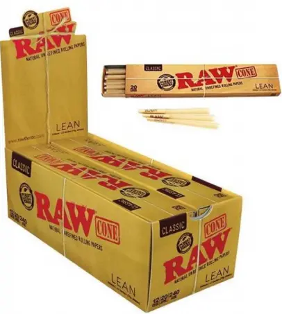 Raw Classic Cone Lean 20-12ct