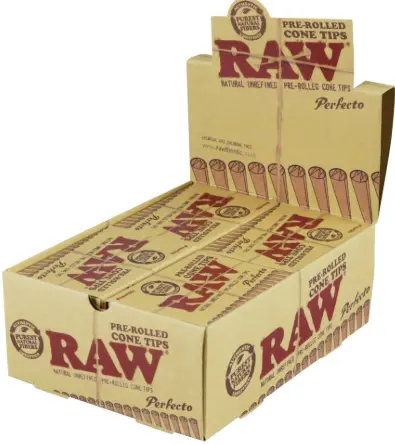 Raw Natural Pre-Rolled Tips 20ct