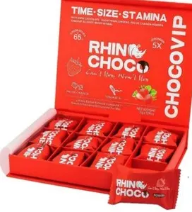 Rhino Choco Strawberry 12 Pcs