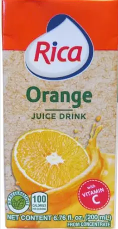 Rica Juice Orange 200 mL