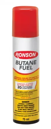 Ronson Butane Fuel 75 ml - Single