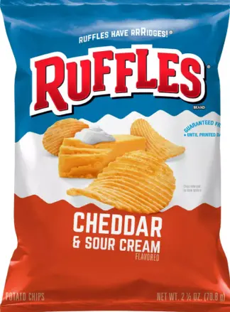 Ruffles Cheddar Sour Cream 2.125 Oz