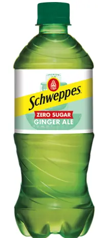 Schweppes Zero Sugar Ginger Ale 24-20 Oz (Deposit Included)